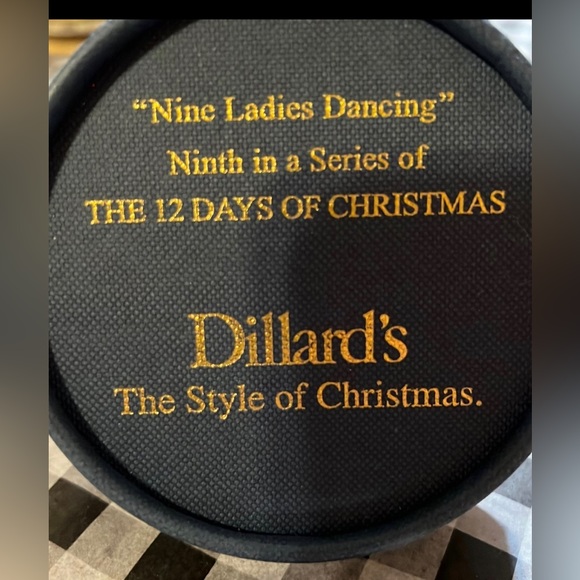 Nine Ladies Dancing, Ninth in a series of THE TWELVE DAYS OF CHRISTMAS ornament - Picture 4 of 5